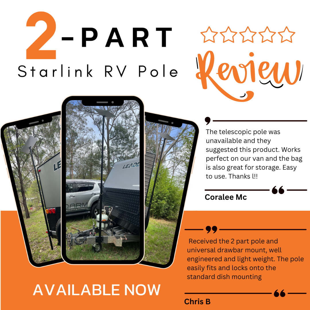 2-PART STARLINK RV POLE
