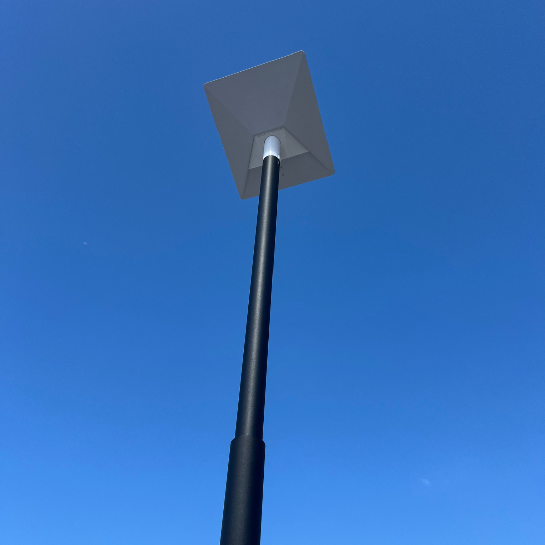 BBQARM Starlink Mini adaptor for mounting Starlink Mini dish to BBQARM Starlink RV pole