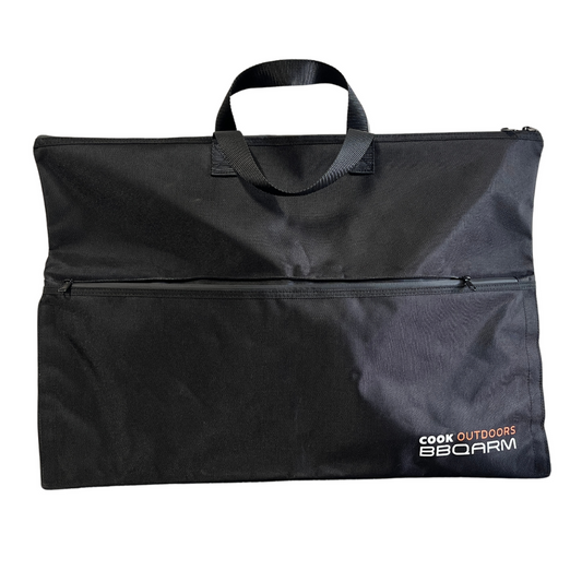 BBQARM tray carry bag for storing and transporting BBQARM tray for caravan and camping use