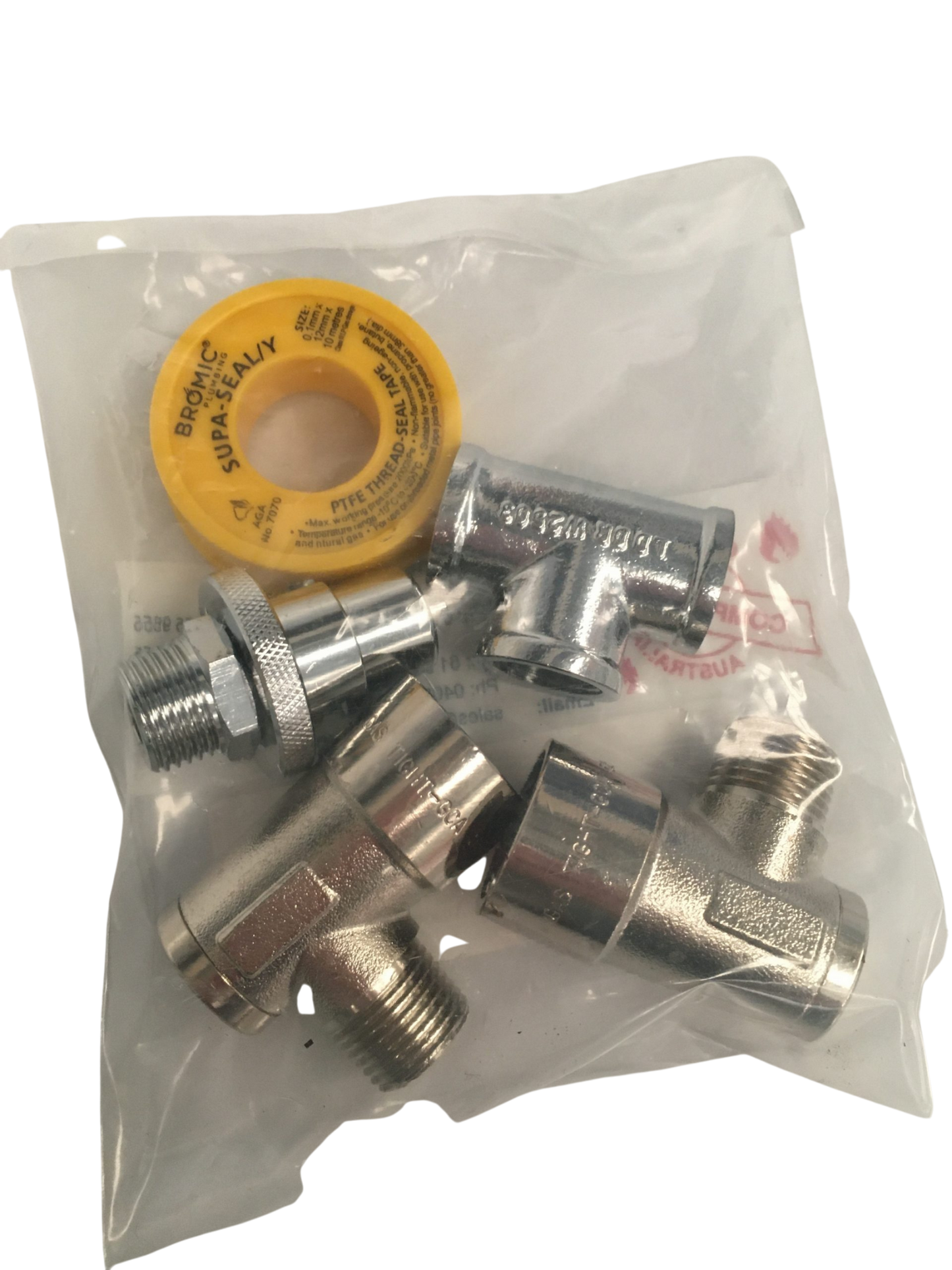 BBQARM dual bayonet gas adaptor for caravan gas outlet