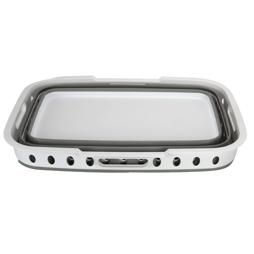 Collapsible Laundry Basket with Fold-out Legs