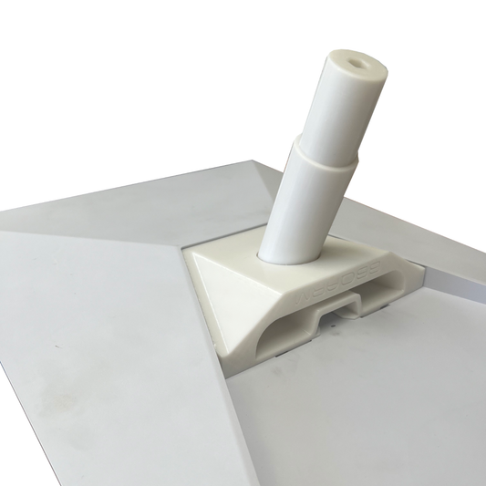 BBQARM Starlink Gen 3 pole adaptor for mounting Starlink Gen 3 dish to telescopic Starlink RV pole