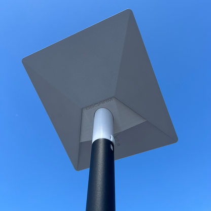 BBQARM Starlink Mini adaptor for mounting Starlink Mini dish to BBQARM Starlink RV pole