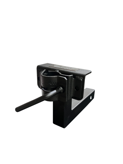 BBQARM vehicle tow hitch mount attached to car tow hitch for caravan and camping use