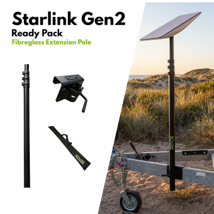 Starlink Gen 2 Ready Pack - Fibreglass Extension Pole