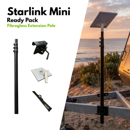 Starlink Mini Ready Pack - Fibreglass Extension Pole