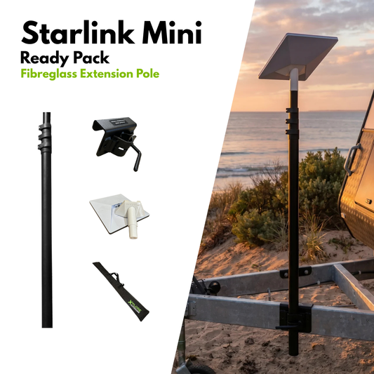 Starlink Mini Ready Pack - Fibreglass Extension Pole